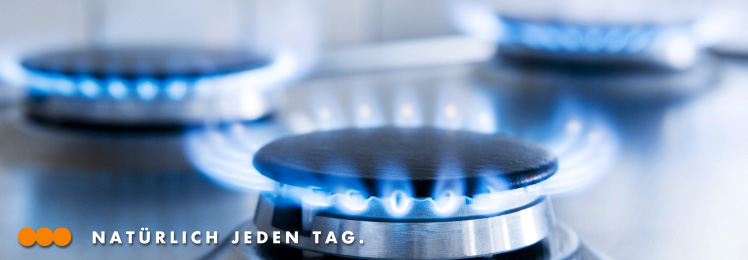 Gasflamme und Photovoltaikanlage und Windkrafträder, Copyright: mmde; by-studio / fotolia.com