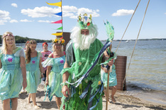 Neptun am Strand zur Taufe, Copyright: maxpress