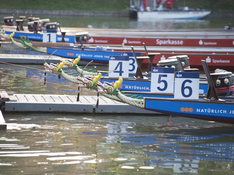 Drachenboote auf dem Pfaffenteich, Copyright: maxpress